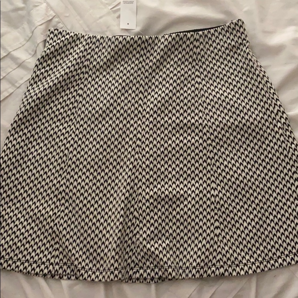 Skirt LOFT size M herringbone/chevron a line